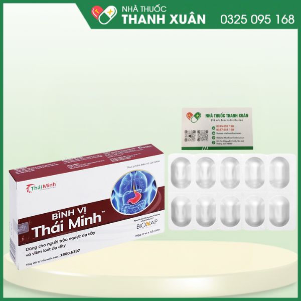 Bình vị Thái Minh - Hỗ trợ giảm acid dịch vị, giúp bảo vệ niêm mạc dạ dày